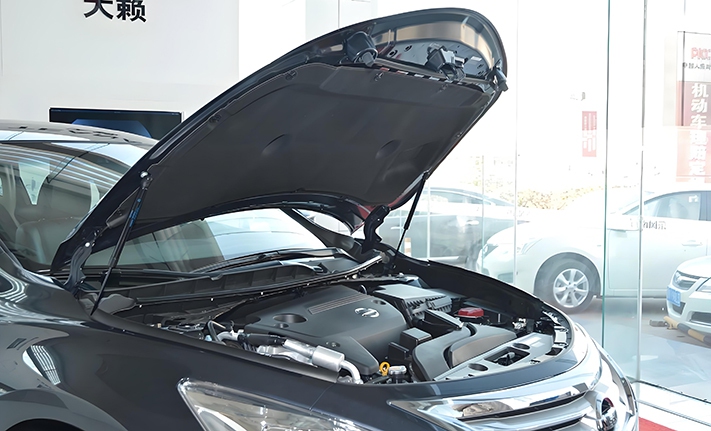 Nissan engine hood lock