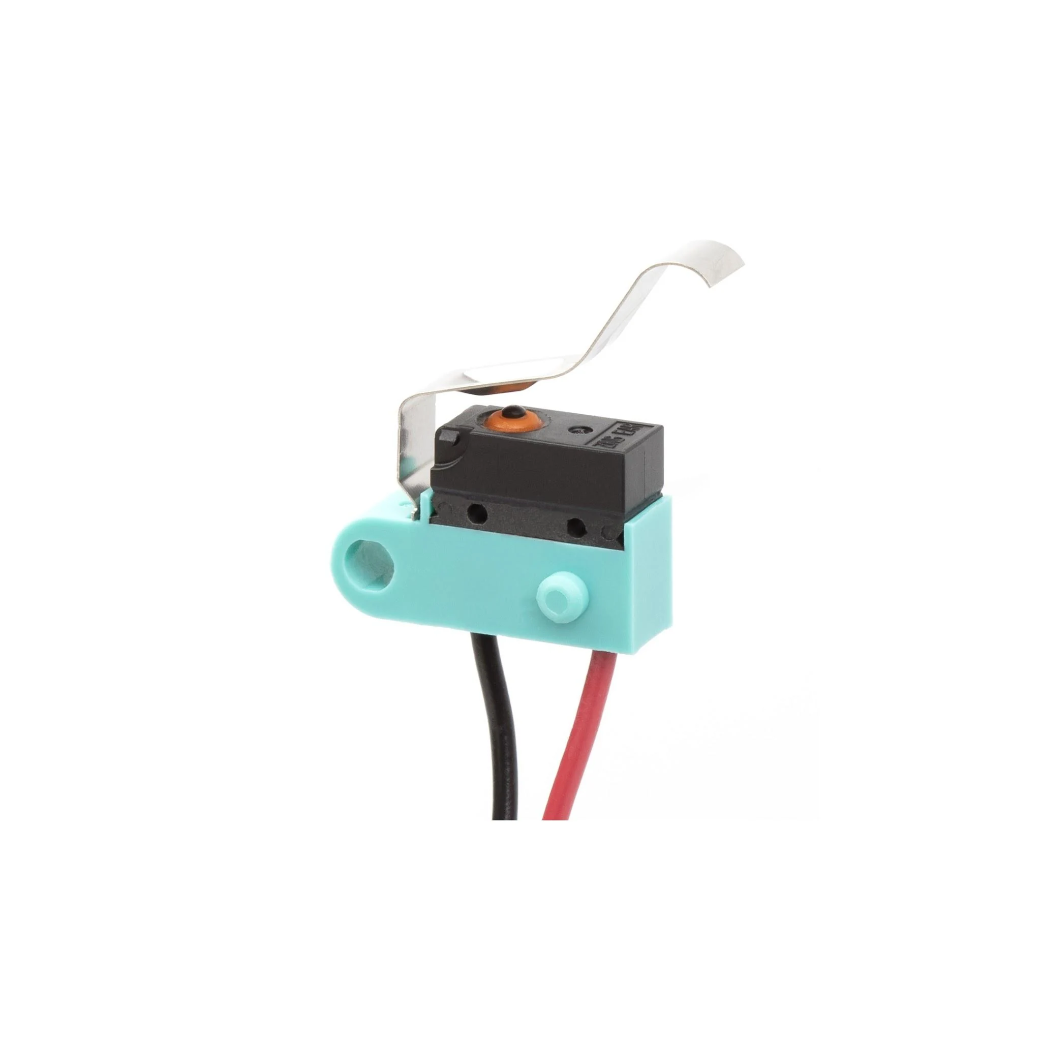ZINGEAR new energy micro switch on a mounting bracket with lead-wire exit