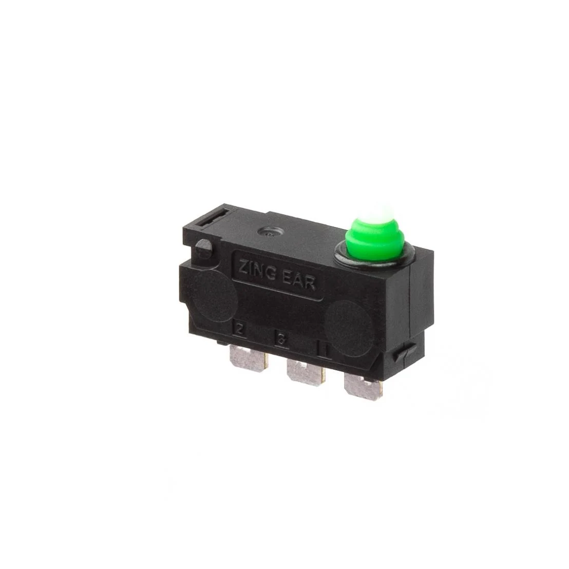 ZINGEAR automotive micro switch in a sealed body with quick-connect terminals