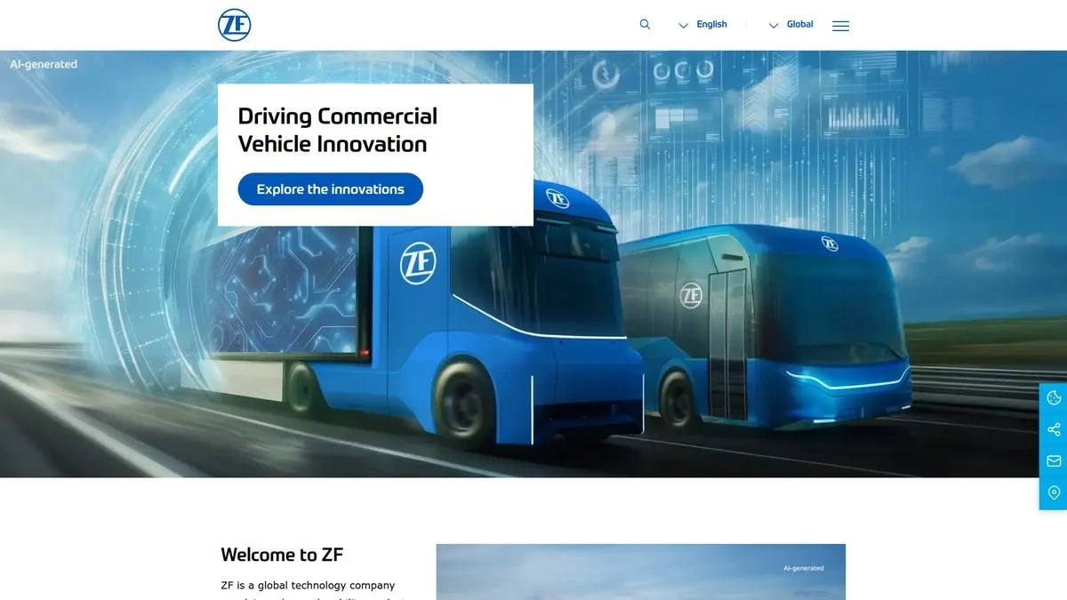 ZF corporate website
