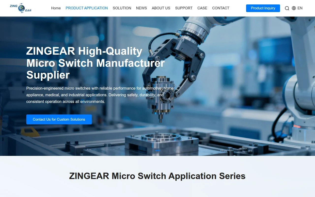 ZINGEAR official micro switch page