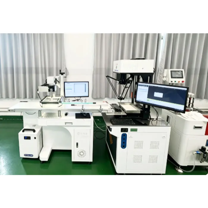 Micro Switch Flexible Feeding Vision Laser Marking Integrated Machine