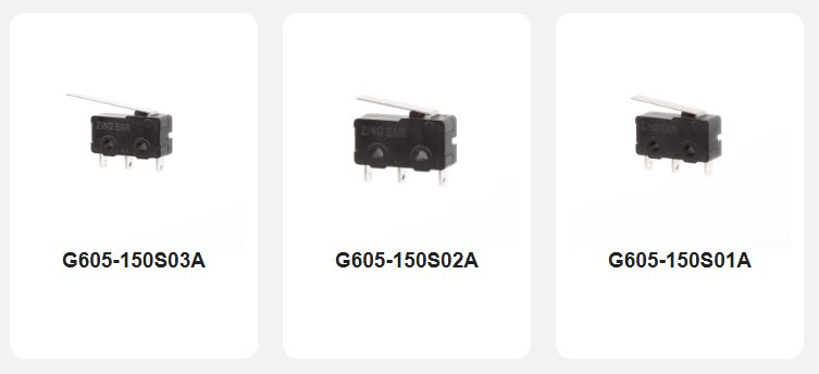 ZINGEAR G6 series micro switch