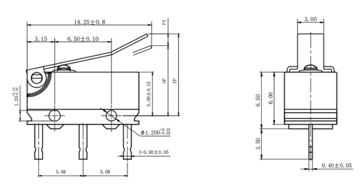 ZINGEAR G10B03-150P04A Micro Switch Dimensional Drawing.png